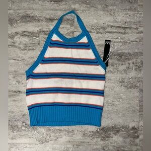 MM by My Michelle knitted halter top